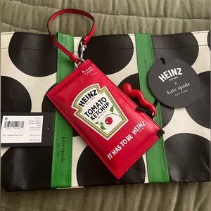 Kate Spade x Heinz Coin Card Case Wristlet NWT
